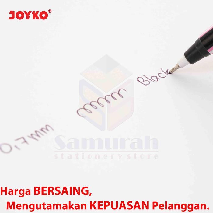 Pulpen Joyko Maze Bp 327 / Ball Pen Bp-327 Hitam 0.7 Mm / Ballpen Cabut Murah / Bolpen Jk Bp327 Htm