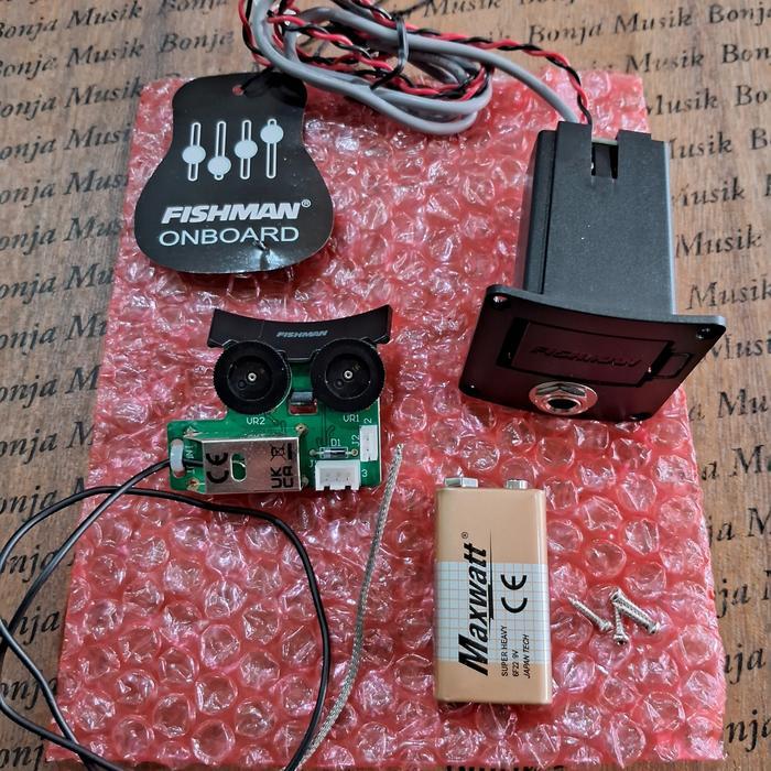 Original Fishman Sonitone Omboard Preamp Gitar akustik fishman Sonitone