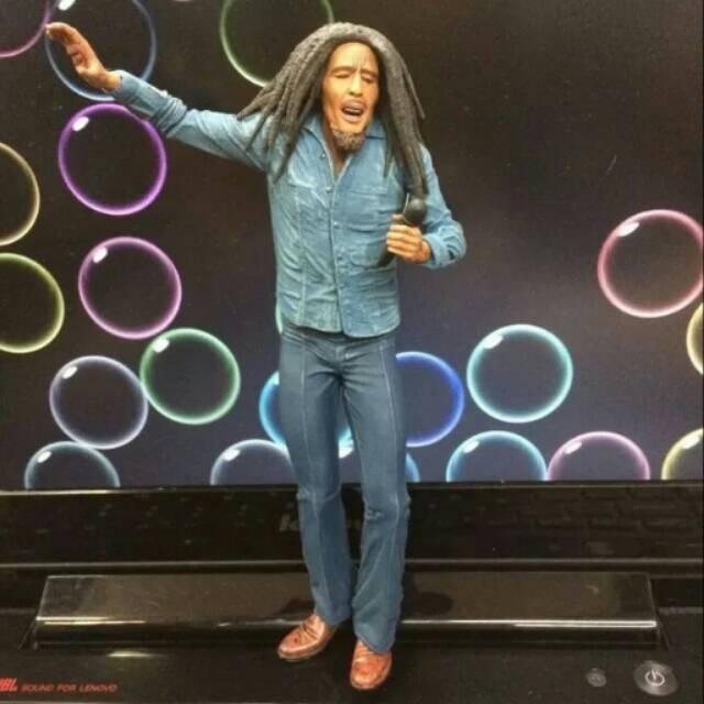Action Figure BOB MARLEY 18cm Miniatur Music Urban Legends Jamaica Singer