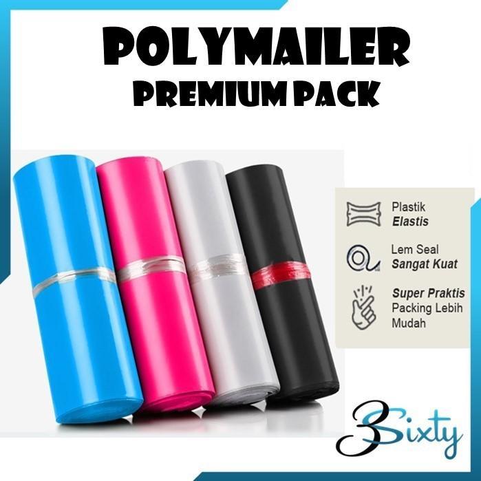 POLYMAILER TEBAL Hitam Amplop Plastik Packing Online Shop TERMURAH