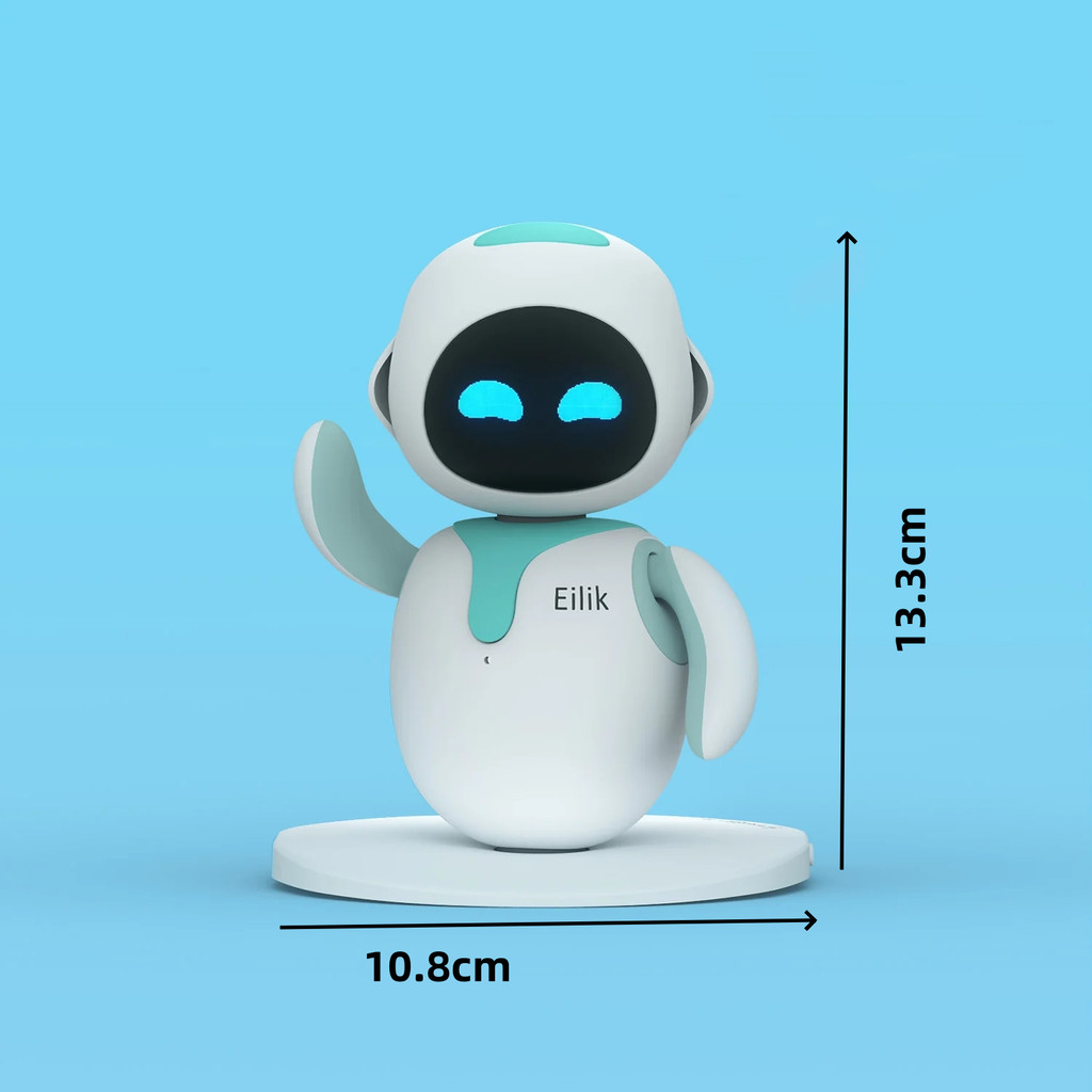 Eilik Smart Robot Blue Pink AI Intelligence Robots Accompany Touch Sensing Lovely Children Desktop