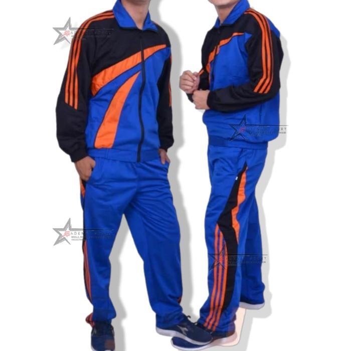 LUBBY Setelan jaket training olahraga pria dan wanita - tracksuit set training jaket sport senam