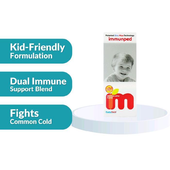 Terlaris Immunped Made In Singapore Imunped Kids Syrup 60Ml 100Ml Multivitamin Anak Imun Booster
