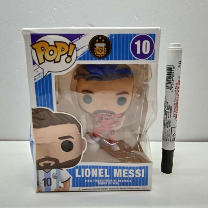 HOT SALE MAINAN ACTION FIGURE FUNKO POP 10 LIONEL MESSI PINK POP SPORT SOCCER SEPAKBOLA VINYL