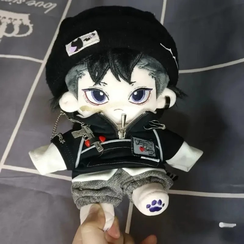 Cute Shinazugawa Genya 20cm Handsome Boy Anime Game Plush Doll Body Dress up Plushie Stuffed Toy