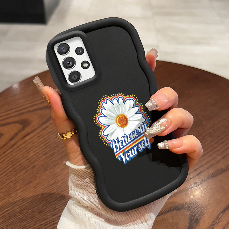 Casing Untuk Samsung A52 4G A52 5G A52s Case Casing pola Daisy Kasing HP ceruk Kesing mewah Cesing t