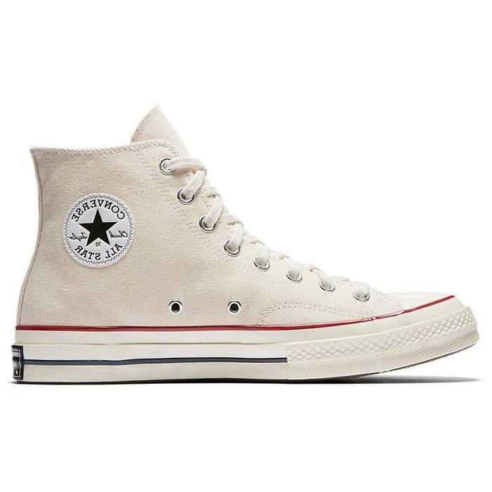 Sepatu Sneakers Casual Unisex Converse Chuck 70 HI Parchment Egret - 162053C