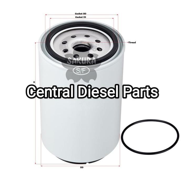 FUEL FILTER SOLAR KM006102SFC53070-10 SFC-53070-10 SAKURA OK.