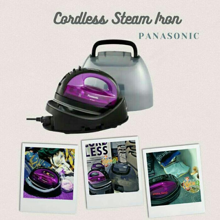 Super Murah Panasonic Cordless Iron Setrika Uap Tanpa Kabel Sale