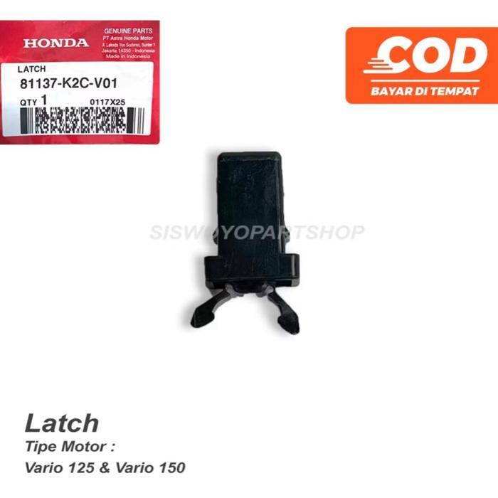 Ada Stok Latch, Pengunci Laci Honda Vario 160 K2S ORI AHM 81137K2CV01