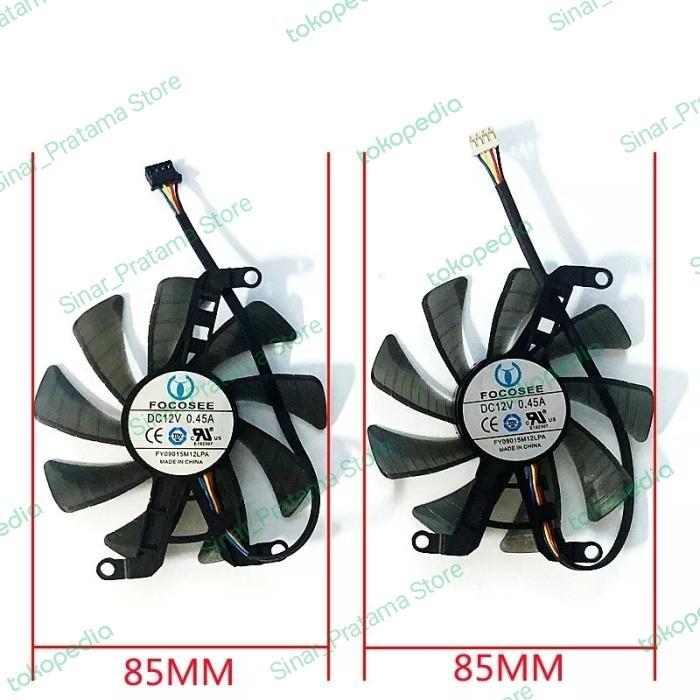 Fan Kipas Palit Rtx 3060 3060Ti Dual Oc 85Mm 4Pin Ready