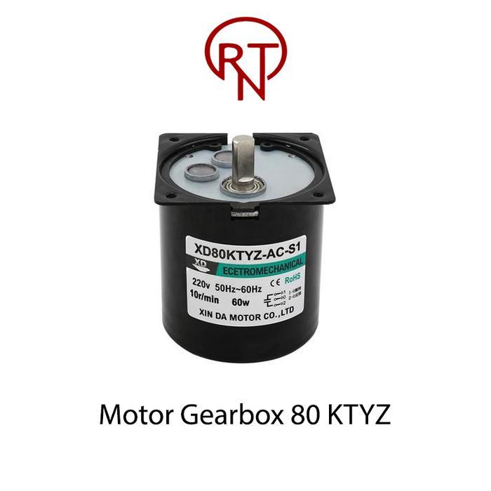 Motor Gearbox 80KTYZ 60W 50 RPM 60 80 110RPM (8095)