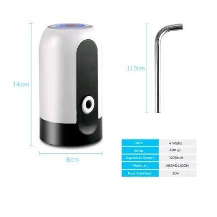 vanisashopp Pompa Kran Galon Elektrik Recharge Dispenser Air Galon ChargeDISPENSER