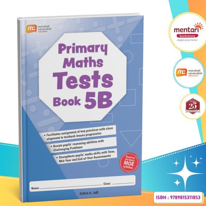 Ready Primary Maths Tests Book 4Th Edition Sylabus 2021 Buku Latihan Tambahan My Pals Are Here Test