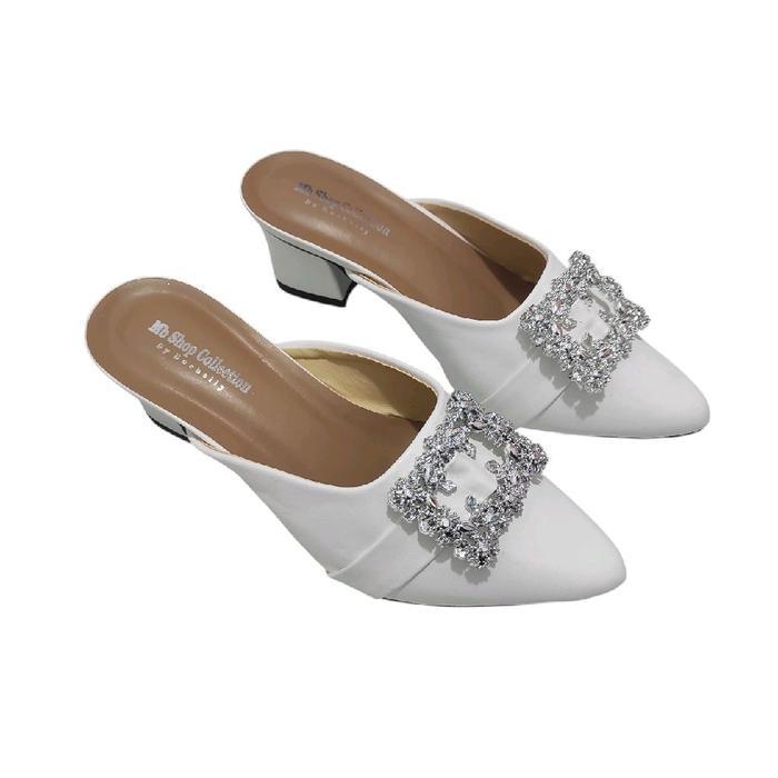 Donatello - Sendal Wanita Heels Mules Elegan Taniaug-01