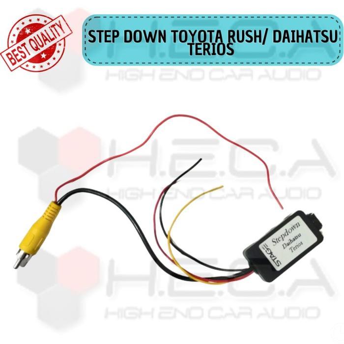 Step Down Camera 360 Toyota Rush & Daihatsu Terios Stepdown Kamera 360 Bawaan Oem Converter Socket