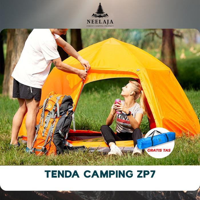COD[NEELAJA] Tenda Camping ZP-7 Kapasitas 3-5 Orang Tenda Otomatis Outdoor & Indoor Tenda Gunung