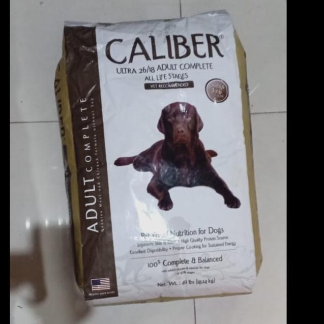 Gb - Dog Food Caliber Ultra 18Kg Pengiriman Instan