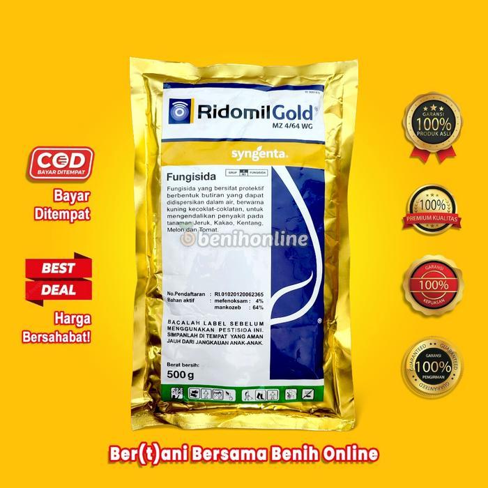 ` FUNGISIDA SISTEMIK - RIDOMIL GOLD - 500 GRAM - SYNGENTA fungisida kontak sistemik antraknosa