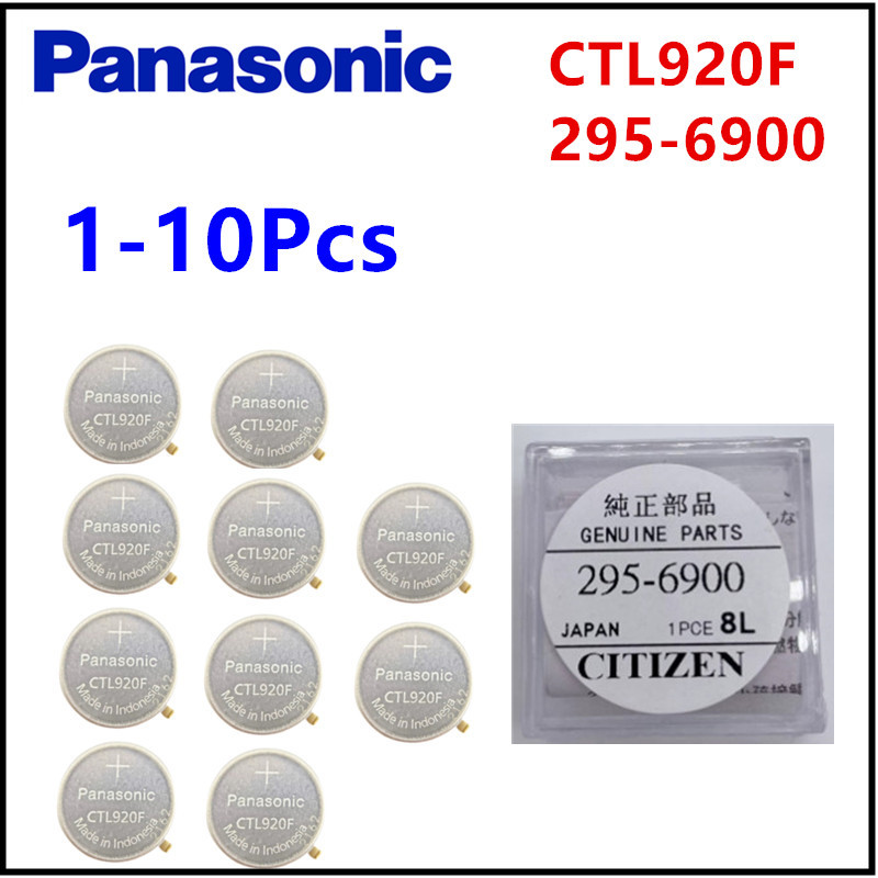 1-10Pcs Original Panasonic CTL920F 295-6900 CTL920 295 6900 Rechargeable Battery Capacitor for Eco
