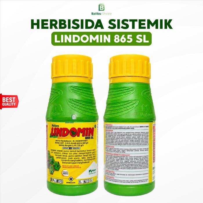 Lindomin 865 SL Herbisida Sistemik 400ml - Obat Rumput Padi & Jagung Ampuh