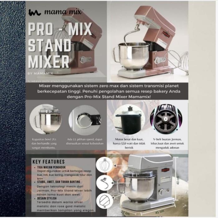 [PROMO] Mixer Mamamix 7Lt kocok telur cake roti motor besar watt kecil