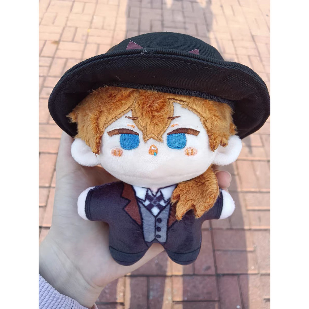 Anime BSD figure Dazai Osamu Plush Doll Nakahara Chuuya Akutagawa Ryunosuke plushies Doll Pendant
