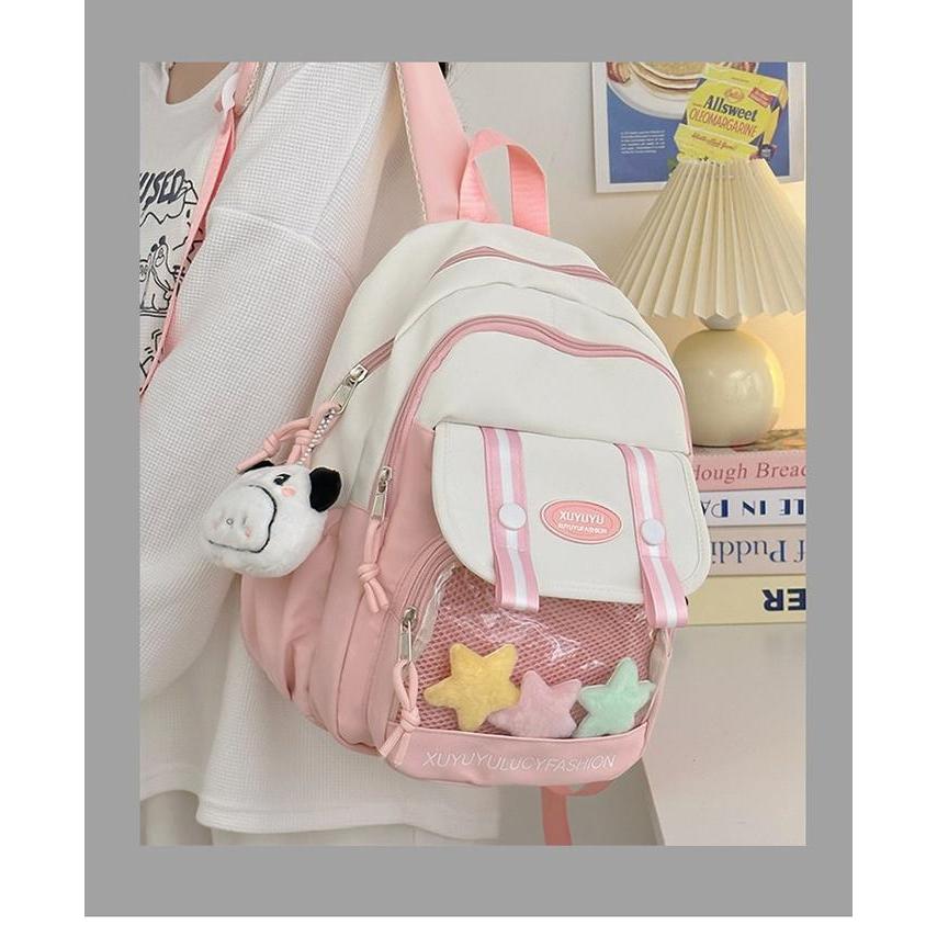 CodTas Sekolah Ins Lucu Wanita Seratus Kecil Mini Tas Bahu Kuliah Tas Ransel Perguruan Jepang Korea