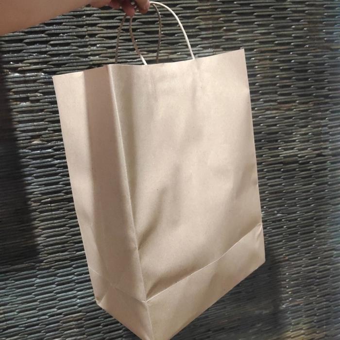 Shopping Bag 42 X 30 X 17 Cm - Paper Bag - Kantong Kertas - 12 Pcs Redy Stok
