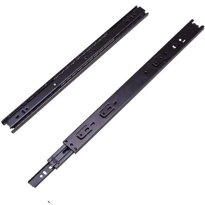 NEW Rel Geser Kabinet Rail Laci Dapur Per Sepasang 30cm 35cm 40cm Rel Laci