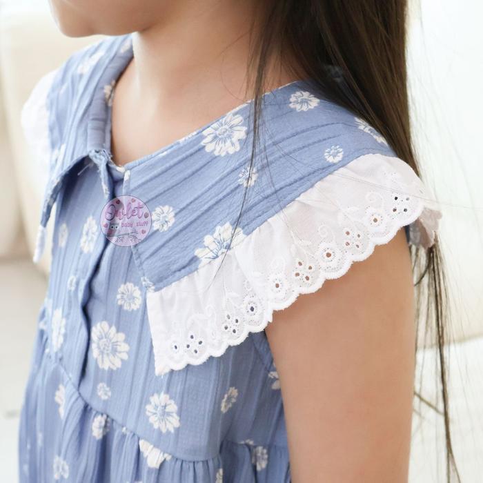 Premium Owlet - Loppy Dress - Dress Anak Perempuan - Dress Sailor - Dress Lucu Anak - Dress Fashoin