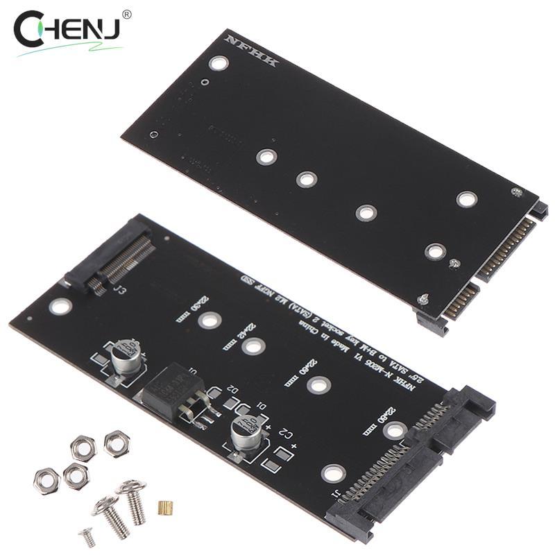 1pcs M.2 NVME SSD Convert Adapter Card NVME/AHCI SSD Upgraded Kit For SATA Revision I/II/III