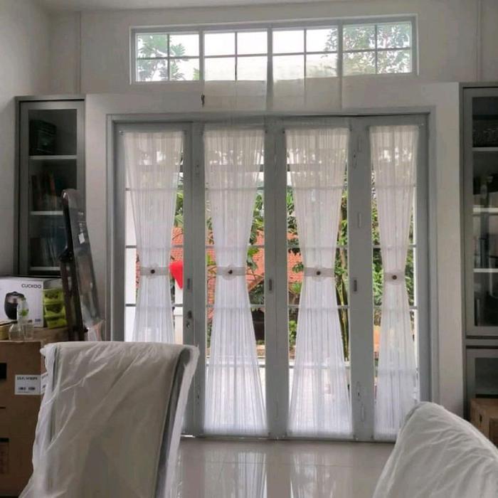 Gorden Vitrase Ikat Minimalis Vitrase Kupu-Kupu