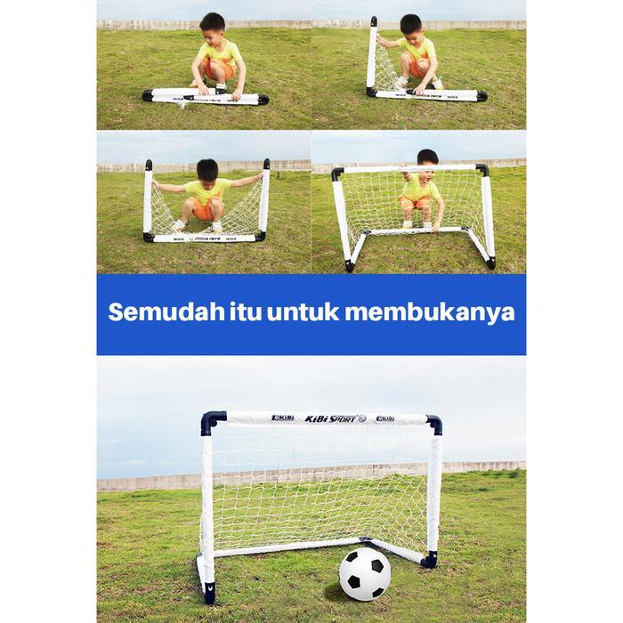 Onetwofit Gawang Sepak Bola Anak-Anak Lipat Portabel Foot Ball Sport Gawang Futsal Outdoor Sepatu