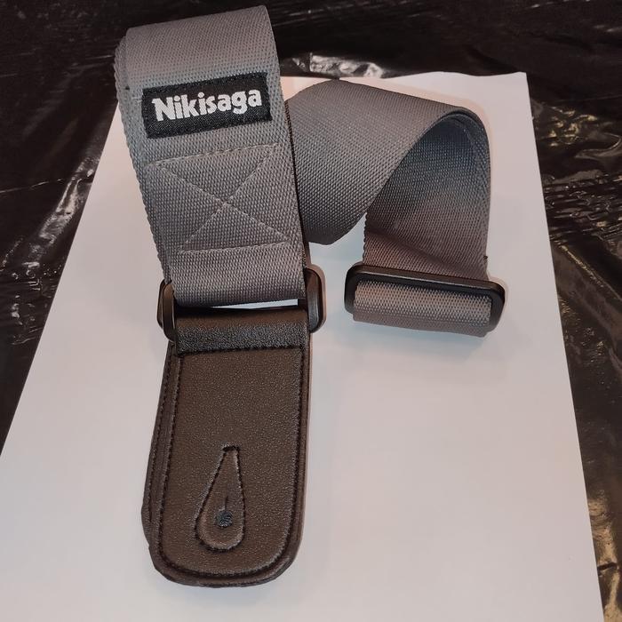 STRAP NIKISAGA/ STRAP GITAR - Abu-abu