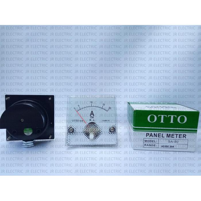 OTTO Panel Meter / Amper Ampere Volt Meter SA-80 AC/DC 30A 50A 300V