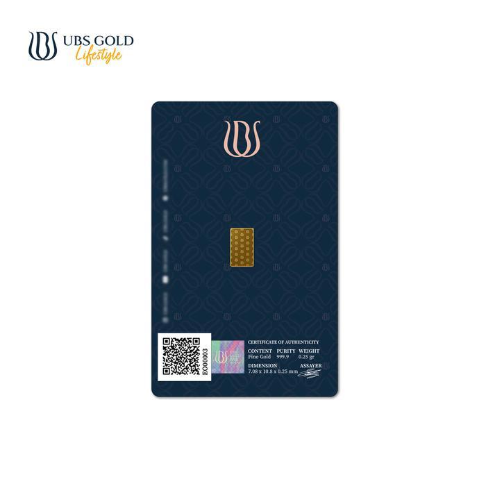 Ubs Logam Mulia 0.25 Gram Classic