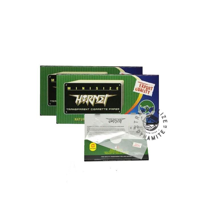 Ready Jt Jual Rolling Paper Hornet Transparan + Tbk Strawberry Mint 3Gr Terlaris