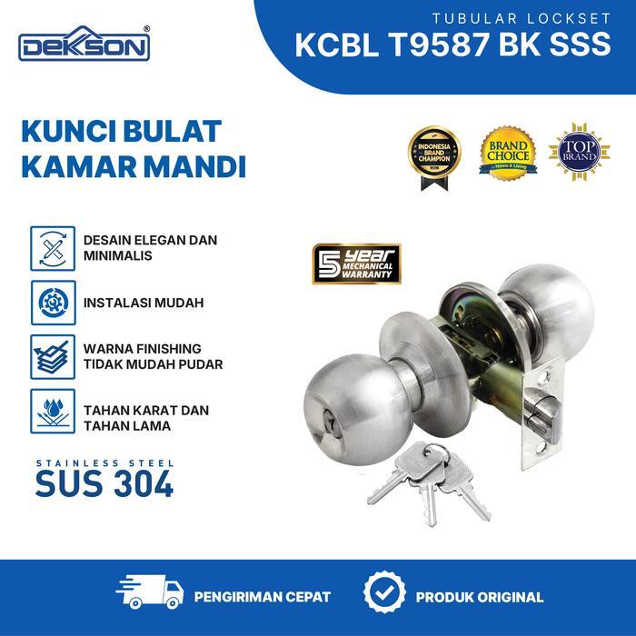 DEKKSON Lockset Kunci Bulat T9587 BK