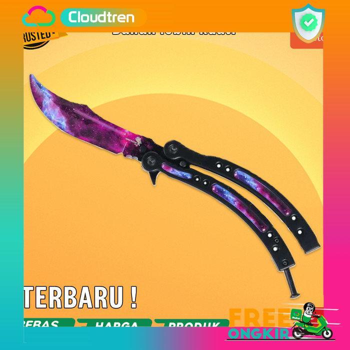 Pisau Lipat Butterfly Balisong Training And Collection CSGO Knife