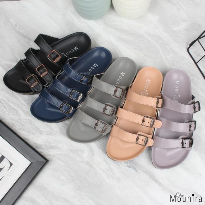 DOMINA Sendal Flat Wanita By Ceisya Mounira