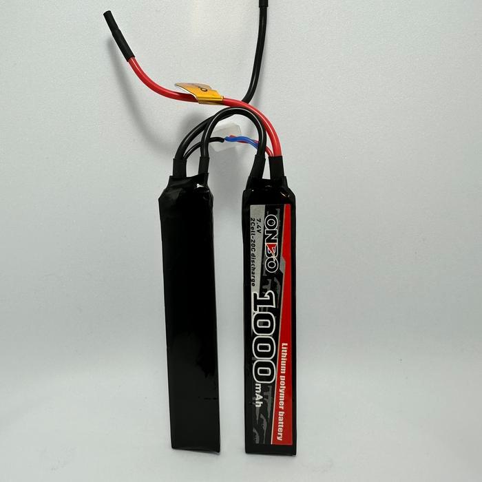 Lipo 2s Sugus 7.4v 1000mah 20-40c 2packs Airsoft Onbo Power - Remote, Toy, Control