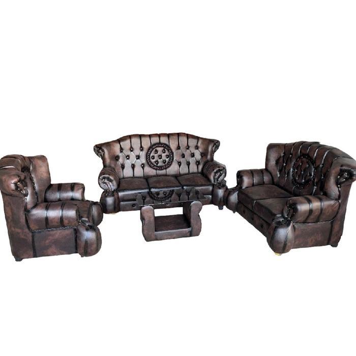 1 Set Sofa Jaguar 3-2-1 Jumbo Minimalis Mewah Rangka Kayu Bisa COD