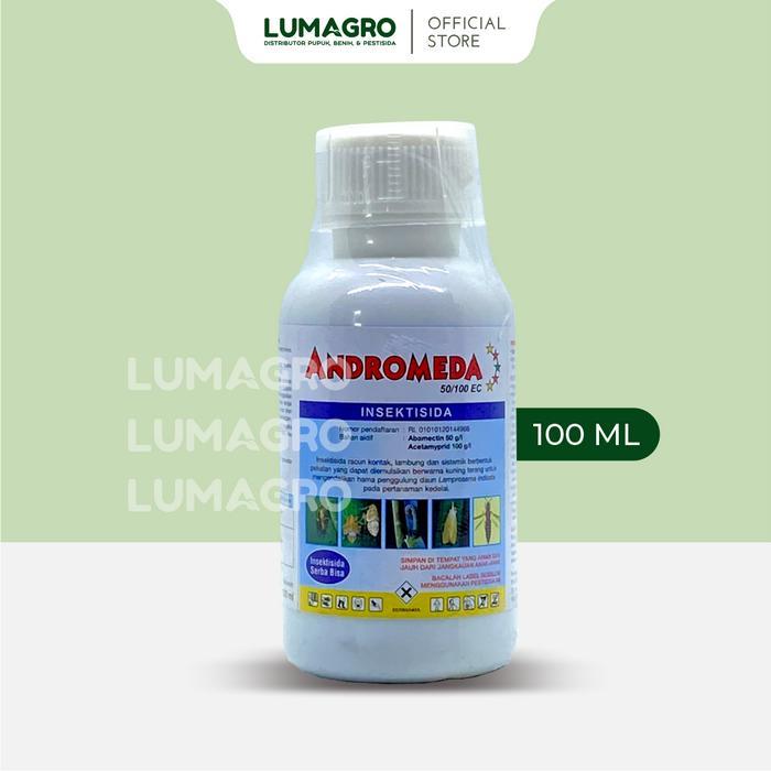` Insektisida Andromeda 100ml Abamektin Asetamiprid Pengendali Hama Kutu Daun Tanaman Cabai Melon