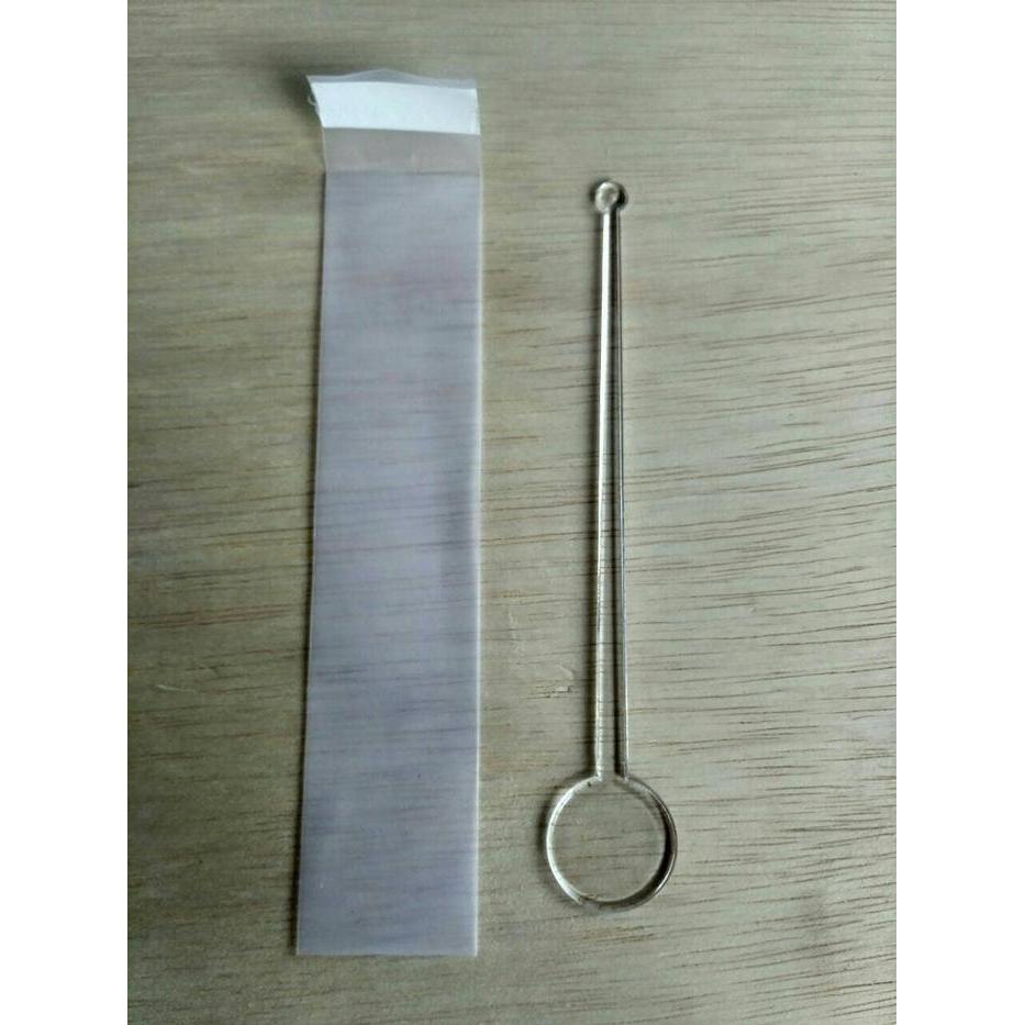 asastore221 stirrer / pengaduk minuman / adukan minuman 18cm kemasan plastik satuan (100pcs)