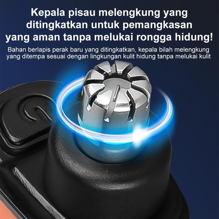 Pencukur Bulu Hidung Nose Trimmer Elektrik Alat Cukur Bulu Hidung Pembersih Bulu Hidung Trimmer Mini