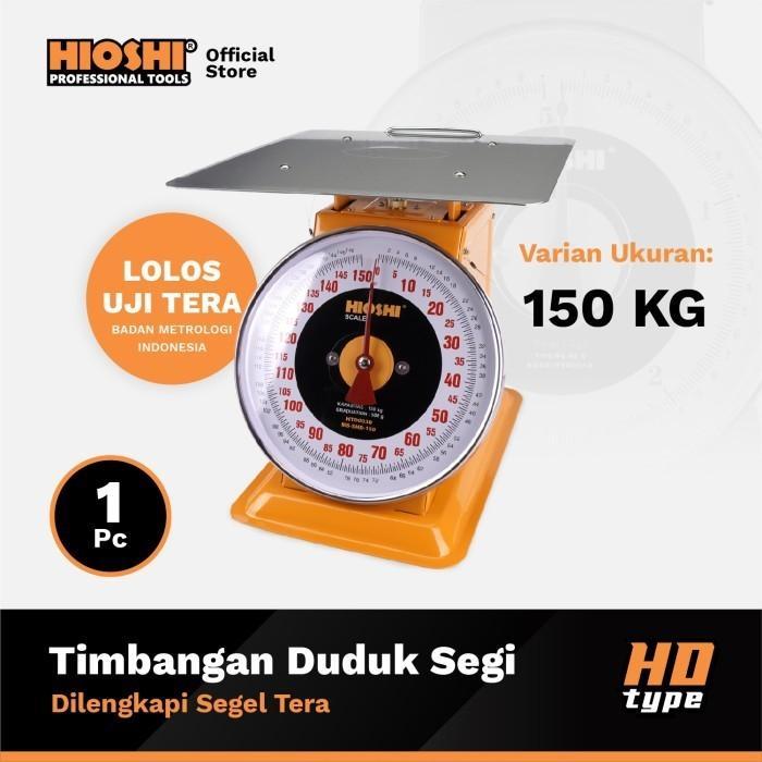 Timbangan Duduk Jarum HD HEAVY DUTY / Timbangan Manual kualitas vietnam 150 kg HIOSHI