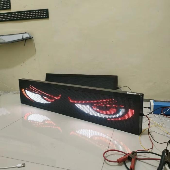[COD] STROBO Running Text Mata Lurus