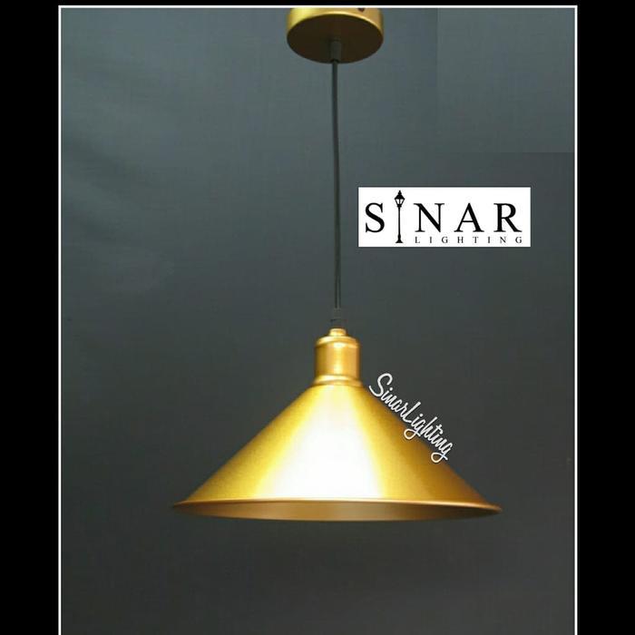 Lampu gantung teras minimalis tunggal 6855