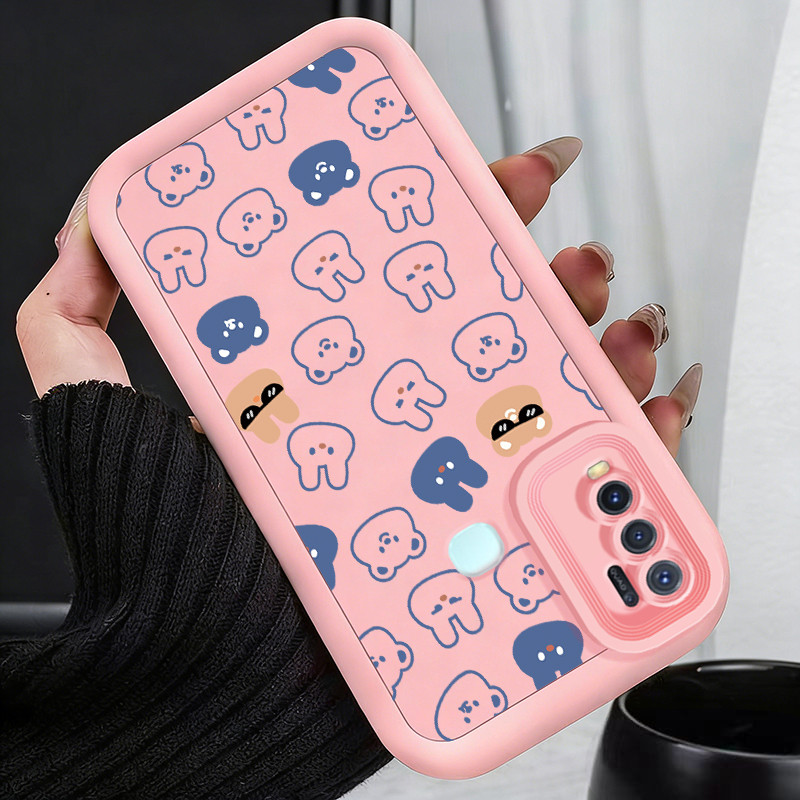Casing Hp untuk VIVO Y50 Y30 Y30i Case Little bunny fully stamped Kasing silikon Cesing Softcase bah